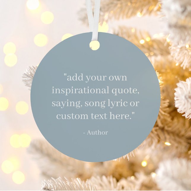 Create Your Own Quote Metal Tree Decoration (Creator Uploaded)