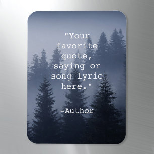 Create Your Own Quote Nature Landscape Magnet