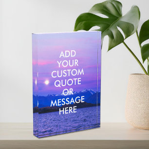 Create Your Own Quote Photo Block