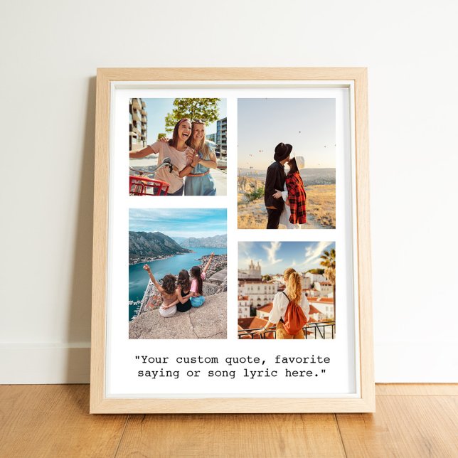 Create Your Own Quote Photo Collage Poster (Creator Uploaded)