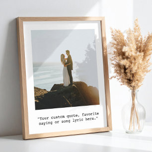 Create Your Own Quote Photo Poster