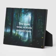 Create Your Own Quote Plaque