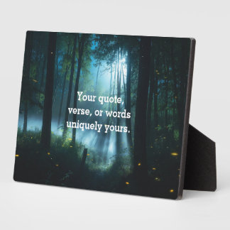 Create Your Own Quote Plaque