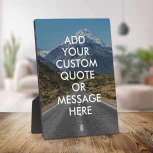 Create Your Own Quote Plaque
