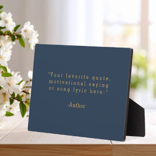 Create Your Own Quote Plaque
