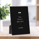 Create Your Own Quote Plaque<br><div class="desc">Contemporary minimalist design plaque with your favourite inspirational quote or saying. Simply add your own text.</div>