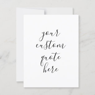 Create Your Own Quote  Postcard