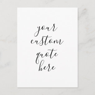Create Your Own Quote Postcard