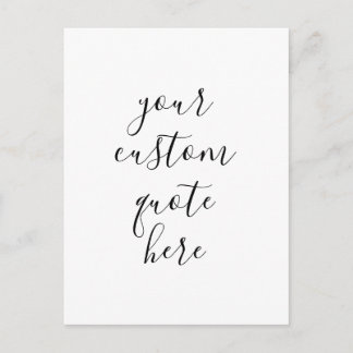 Create Your Own Quote Postcard
