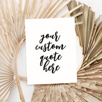 Create Your Own Quote