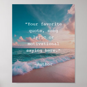Create Your Own Quote Poster