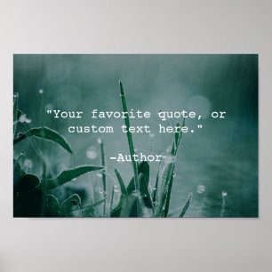 Create Your Own Quote Poster