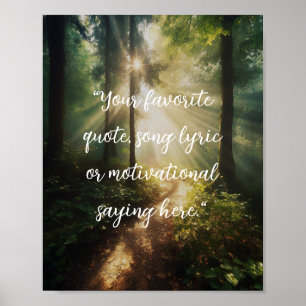 Create Your Own Quote Poster