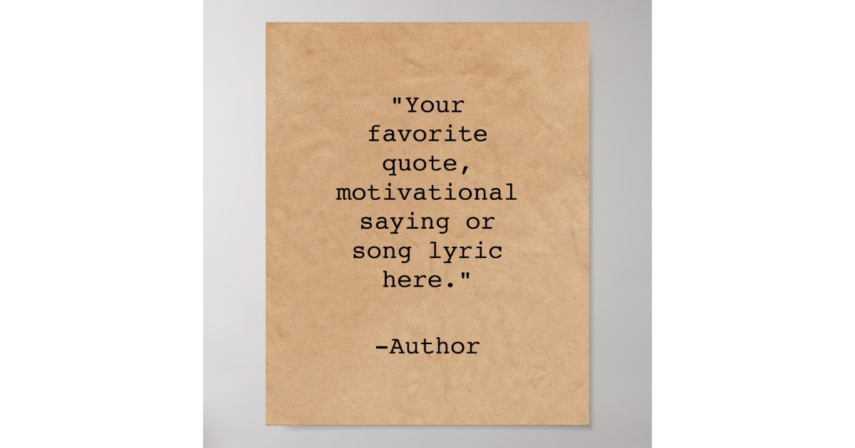 create-your-own-quote-poster-zazzle