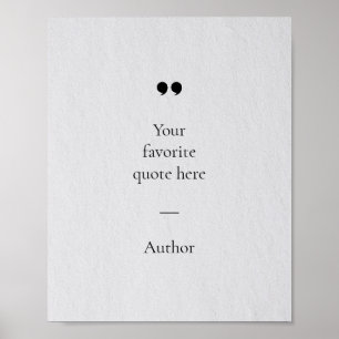 Create Your Own Quote Poster