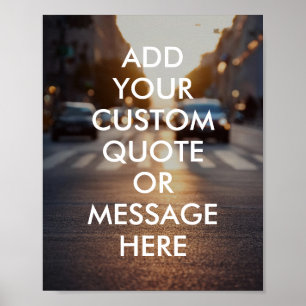 Create your own quote poster