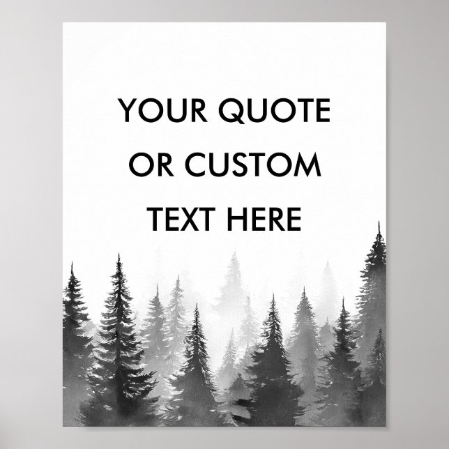 Create Your Own Quote Poster (Front)