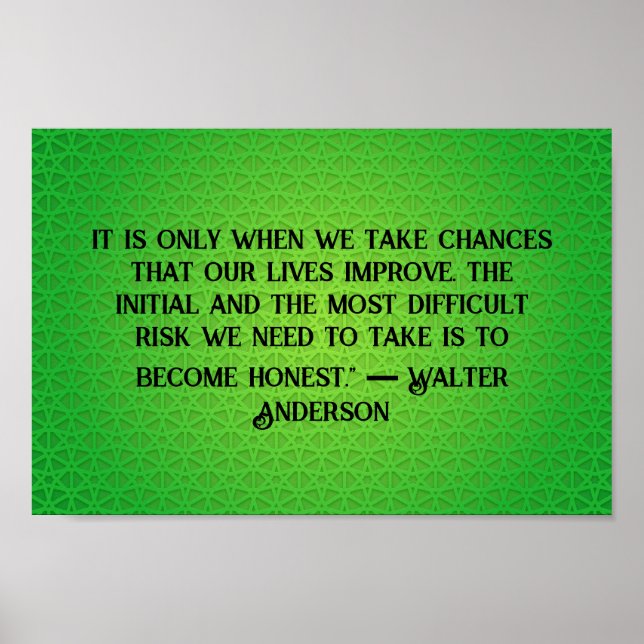 Create Your Own Quote  Poster (Front)