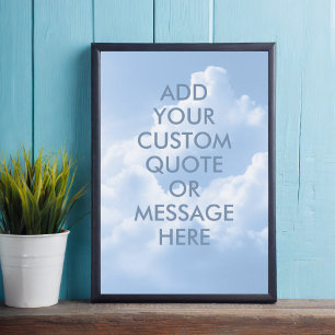 Create your own quote poster
