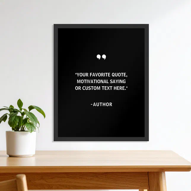 Creating Quotes Poster Create Your Own Quote Poster | Zazzle