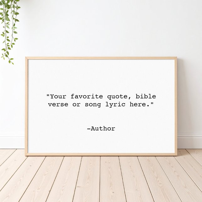 Create Your Own Quote Poster (Creator Uploaded)
