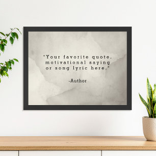 Create Your Own Quote Poster