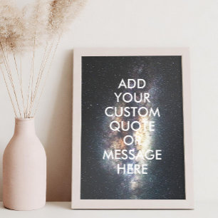 Create your own quote poster