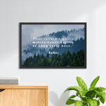 Create Your Own Quote Poster<br><div class="desc">Create your own custom quote poster wall art. Simple to personalise with your favourite song lyric,  bible verse or custom text in minimalist typography and forest nature background.</div>