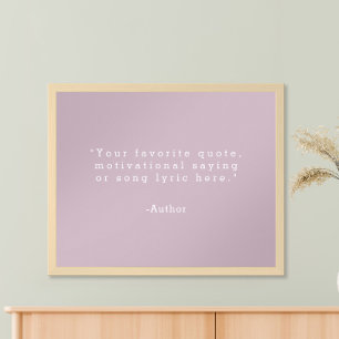 Create Your Own Quote Poster