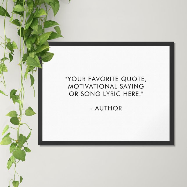 Create Your Own Quote Poster (Creator Uploaded)