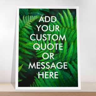 Create Your Own Quote Poster