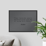 Create Your Own Quote Poster<br><div class="desc">Create your own custom quote poster wall art. Features minimalist typewriter typography.</div>