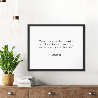 Create Your Own Quote Poster
