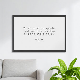 Create Your Own Quote Poster