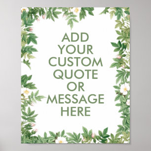 Create your own quote poster