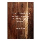 Create Your Own Quote Poster
