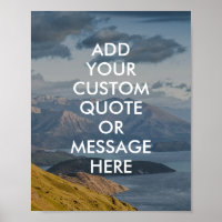 Create Your Own Quote Poster