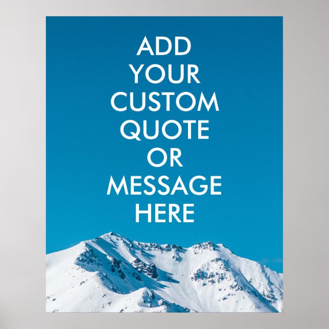 Create your own quote poster (Front)