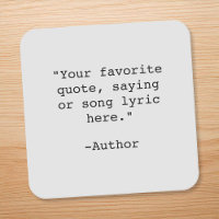 Create Your Own Quote