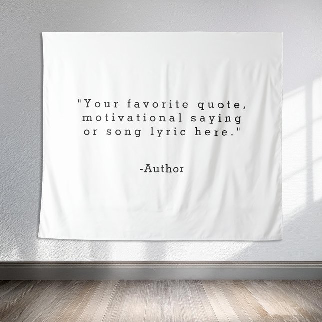 Create Your Own Quote Tapestry (Creator Uploaded)