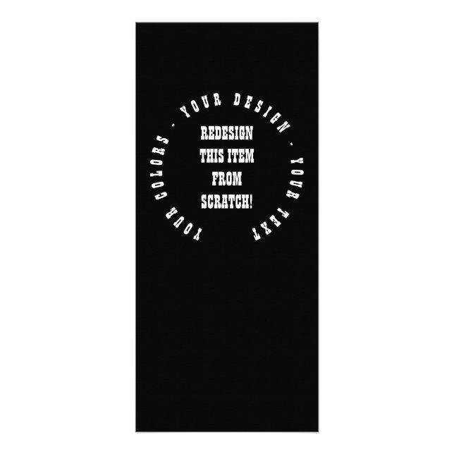 Create Your Own Rack Card (Front)