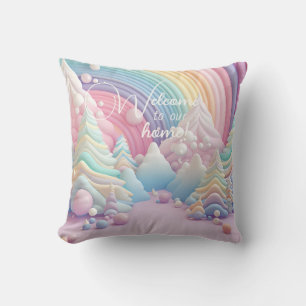 Create Your Own Rainbow Candy Christmas Trees Cushion