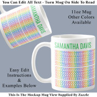 Create Your Own Rainbow Hidden Message & Name G