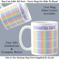 Create Your Own Rainbow Hidden Message & Name I