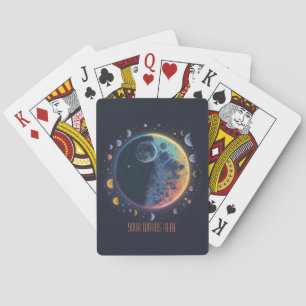 Create Your Own Rainbow Moons Playing Cards