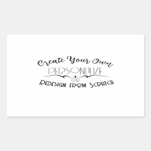 Create Your Own Rectangular Sticker