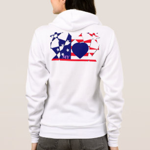 Create Your Own Red White and Blue Hoodie
