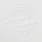 Create Your Own Retro Circular Return Address