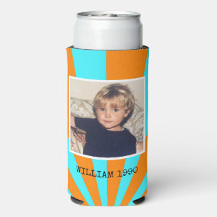 Create Your Own Retro Photo Can Cooler