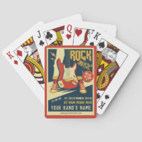 Create your own Retro Rock Music playing cards